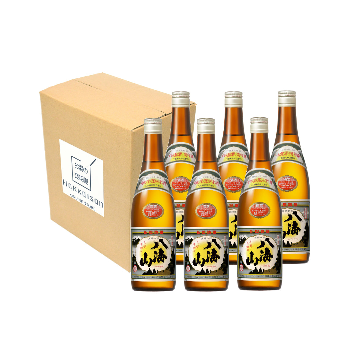 【お酒の定期便】清酒 八海山 1800ml × 6本