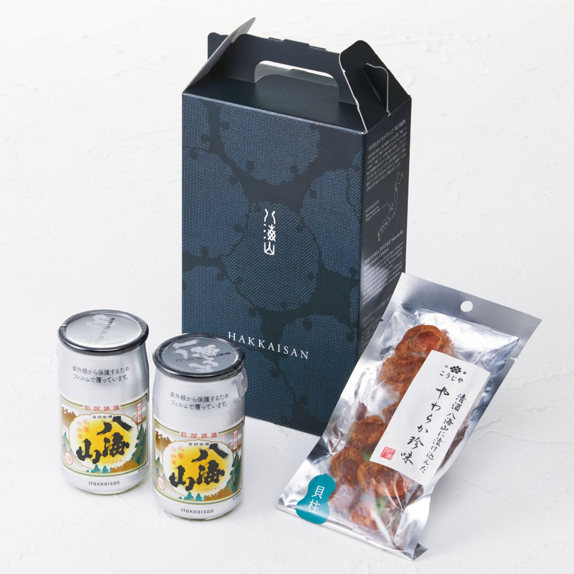 【プレゼントに】八海山 魚沼カップ 180ml 2本とおつまみセット