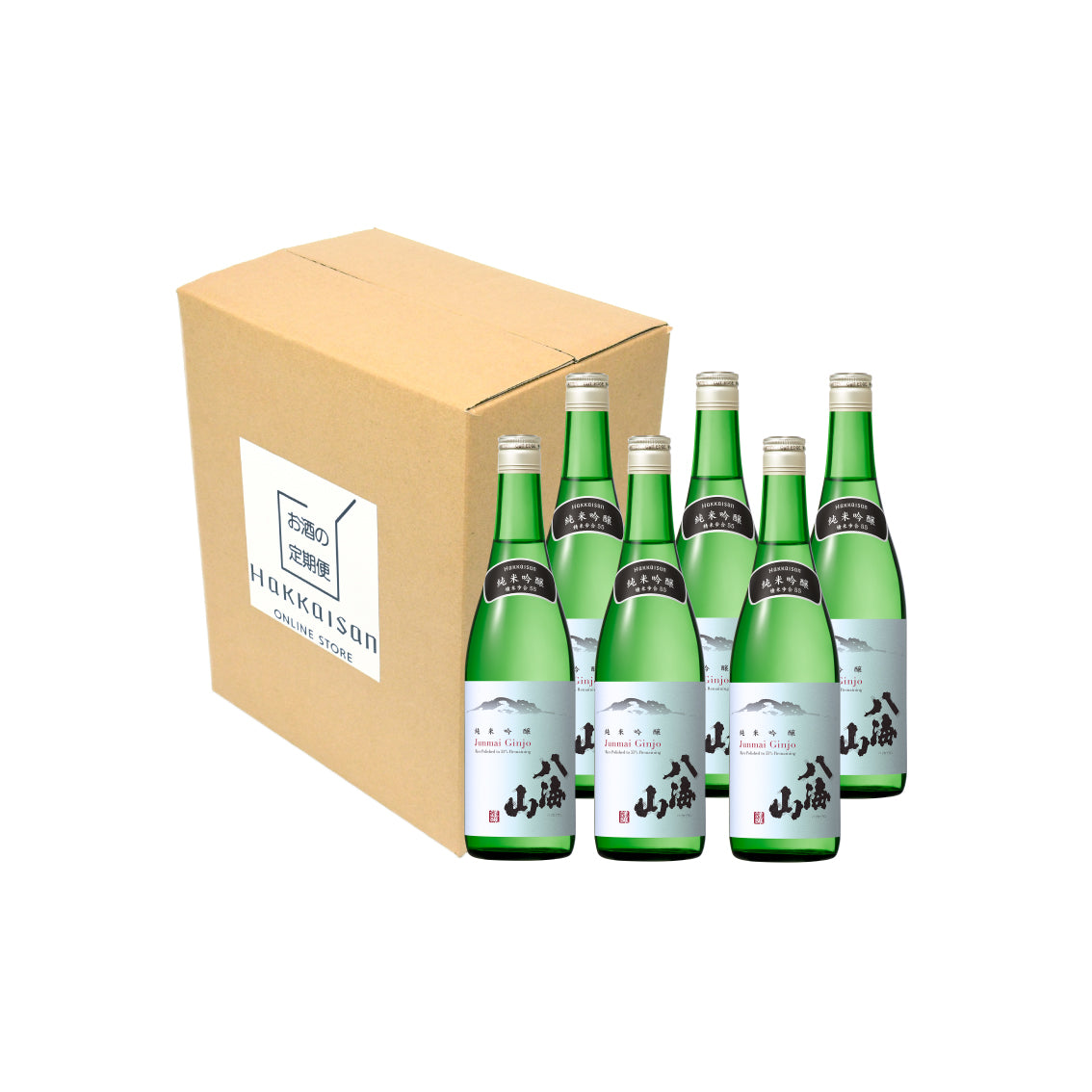 【お酒の定期便】純米吟醸 八海山 55% 720ml × 6本