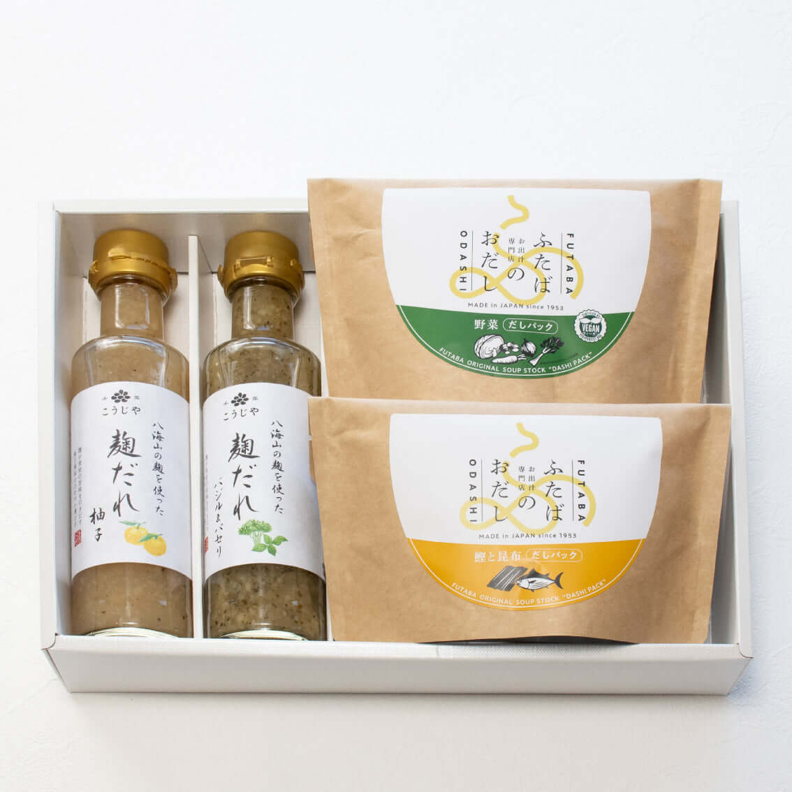 【ご贈答に】こだわりの麹調味料とお出汁のセット