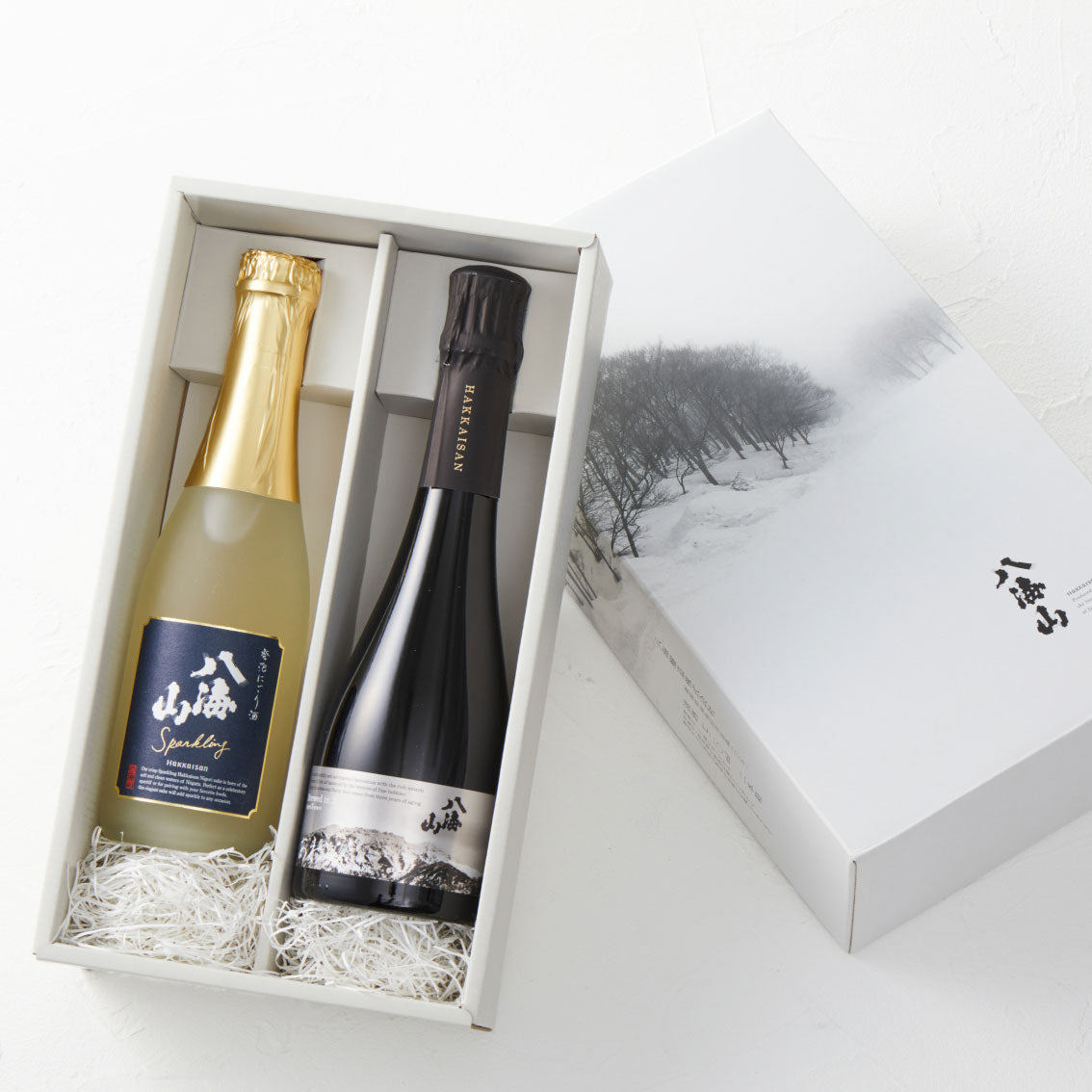 【お祝いや乾杯シーンに】発泡にごり酒と白麹あわ三年セット 360ml