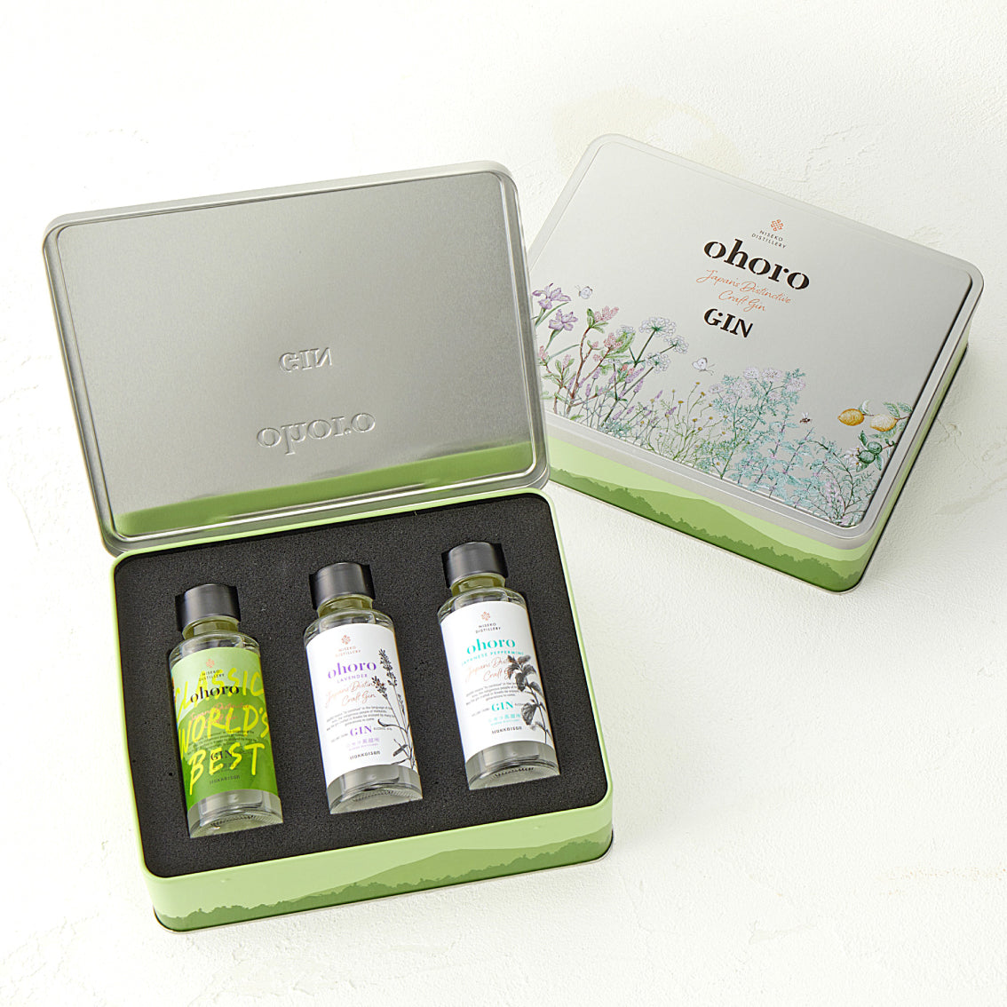ohoroGIN オリジナル缶BOX 3本セット