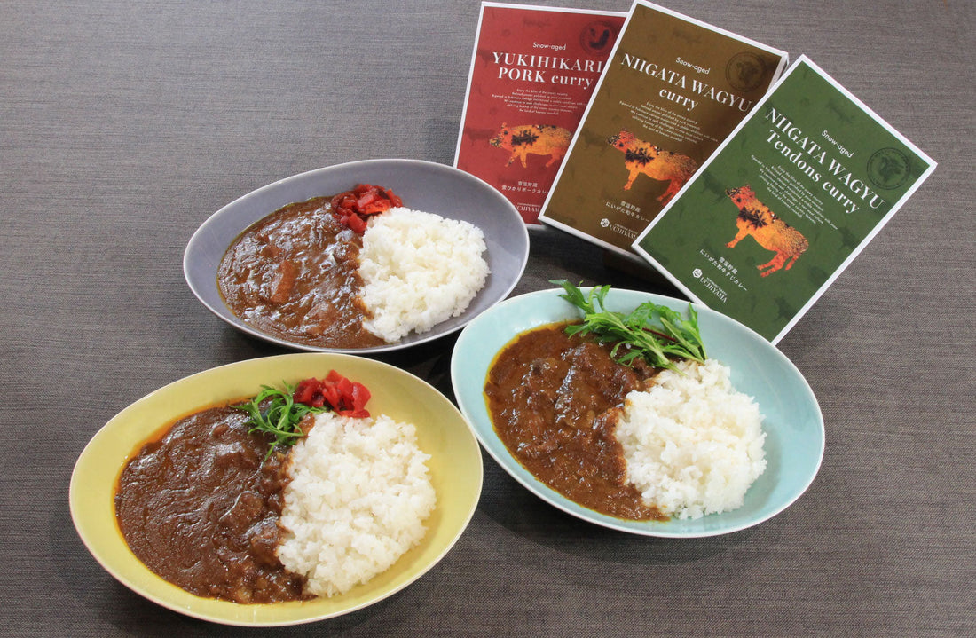 新潟産の高級肉×雪温貯蔵が織りなす、雪国ならではの贅沢な味わいのレトルトカレーがHakkaisanオンラインストアに登場！