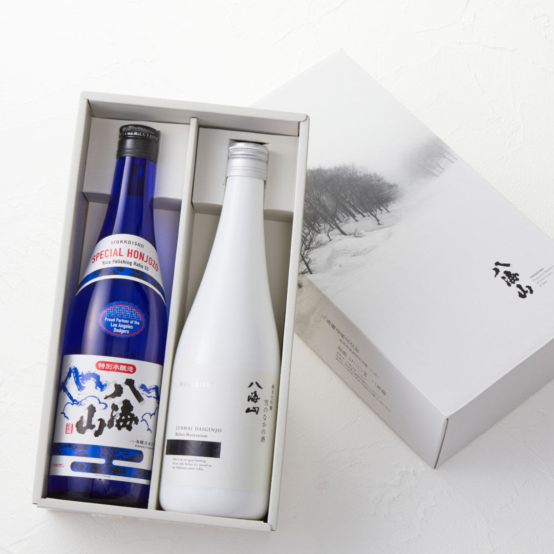 【ご贈答に】ブルーボトルと雪のなかの酒 2本セット 720ml