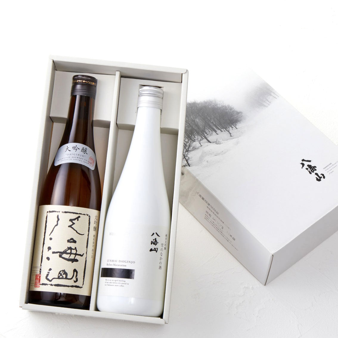 【ご贈答に】雪のなかの酒と大吟醸 八海山2本セット 720ml