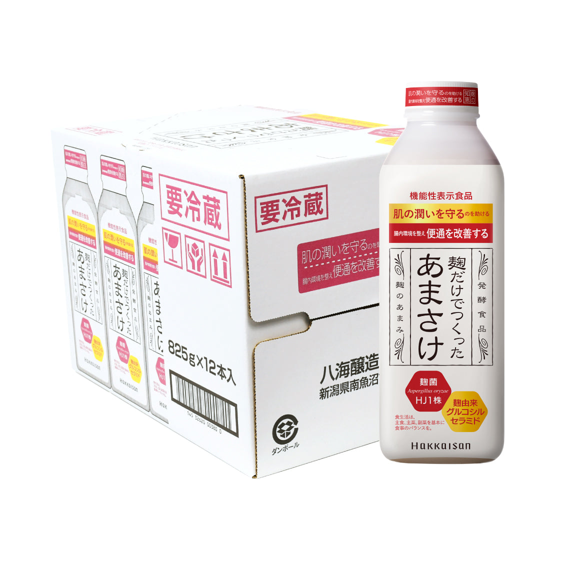 【送料無料】麹だけでつくったあまさけ825g 1ケース(12本入り)（定期便もあります）