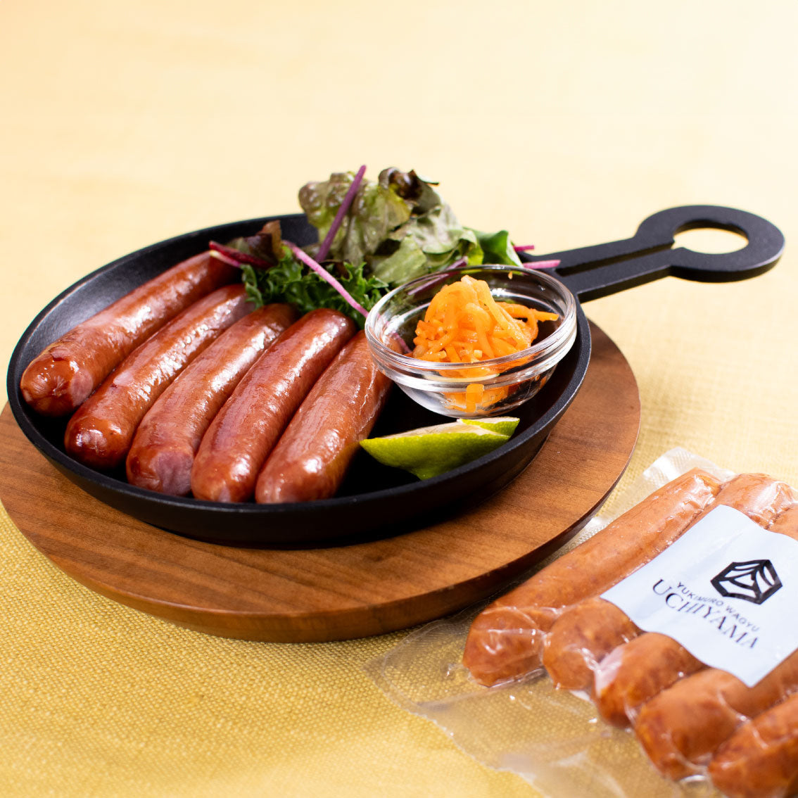 内山肉店 純米大吟醸酒粕入りウインナー 雪ひかりポーク