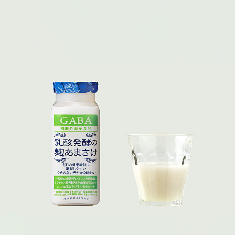 【送料無料】乳酸発酵の麹あまさけGABA118g 1ケース(40本入り)（定期便もあります）